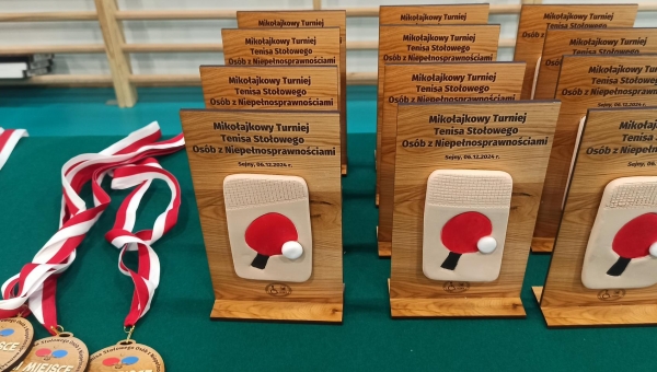 Mikołajkowy Turniej Tenisa Stołowego